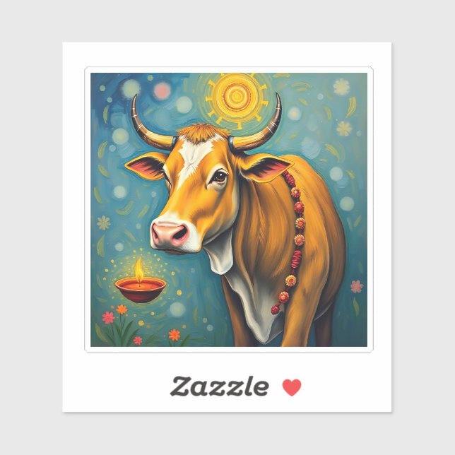 Festive Sacred Cow Diwali Glow (Sheet)