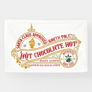 Festive Santa approved hot chocolate Banner