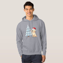 Festive Santa Dog Hoodie – Cosy Christmas 