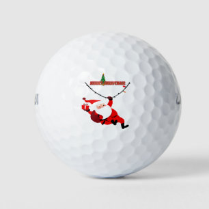 Festive Santa Golf Gift for Dad & Grandpa Balls