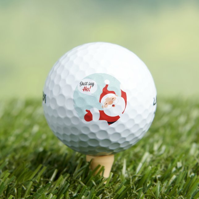 Festive Santa Golf Gift for Dad & Grandpa Balls (Insitu Tee)