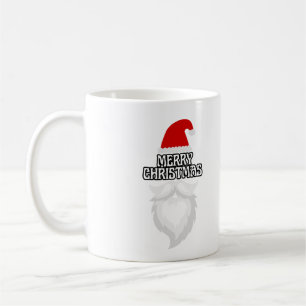 Festive Santa Hat Christmas Design Coffee Mug