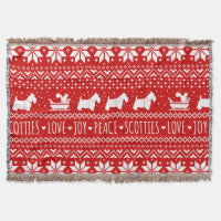 Festive Scottie Dogs Christmas | Scottish Terriers