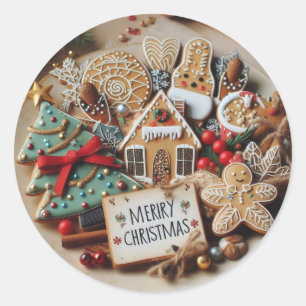 Festive Seals: Merry Christmas Stickers & Labels