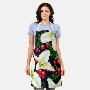 Festive seamless pattern with Lillie's and Berries Apron