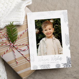 Festive Silver Snowflakes Photo