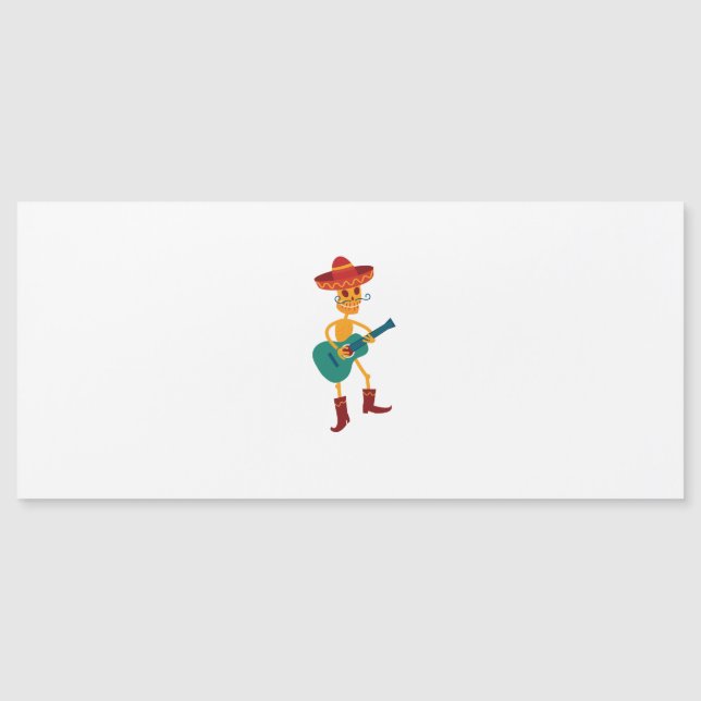 Festive Skeleton Guitar Player (Front)