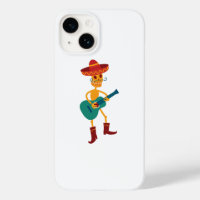 Festive Skeleton Guitar Player