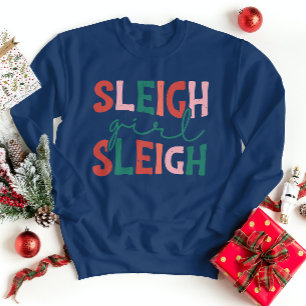 Festive Sleigh Girl's Comfort Sweatshirt