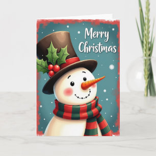 Festive Snow Figure Card