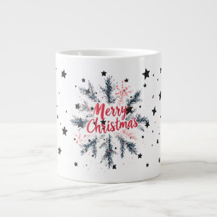 Festive Snowflake Christmas Mug