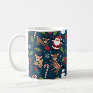 Festive Snowflakes Christmas Design Coffee Mug