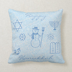 Festive Sparkle HANUKKAH Cushion