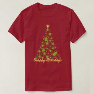 Festive Spider Holiday Tree T-Shirt
