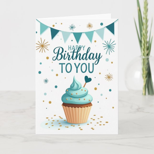 Festive Sprinkle Birthday Card (Front)
