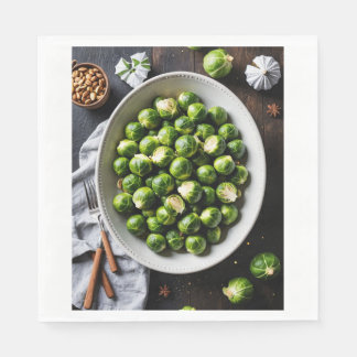 Festive sprouts, napkins