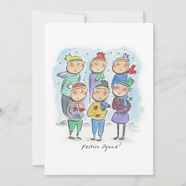 Festive Squad Invitation (Front)