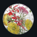 Festive Sring Floral Gifts Dartboard<br><div class="desc">Floral Party Gifts</div>