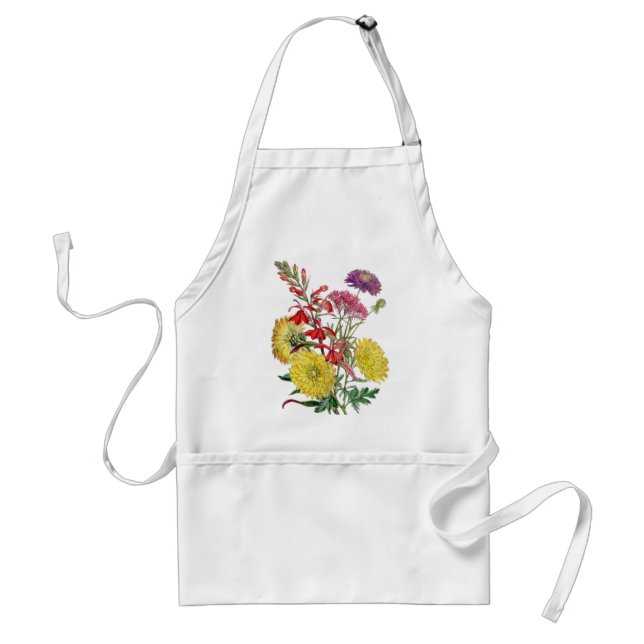 Festive Sring Floral Gifts Standard Apron (Front)
