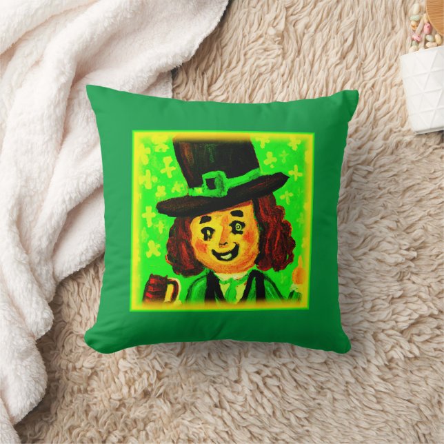 Festive St. Patrick's Day. Buy Now Cushion (Blanket)