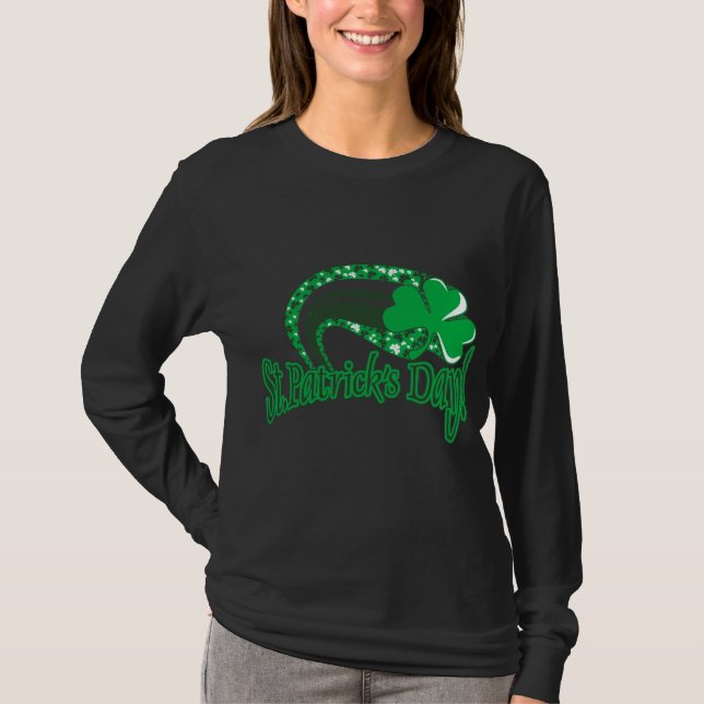 Festive St Patricks Day T-Shirt (Front)