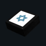 Festive Star of David Wooden Jewellery Keepsake Bo Gift Box<br><div class="desc">This colourful Hanukkah special Star of David single star artwork to give your Wooden Jewellery Keepsake Box a holy festive look</div>