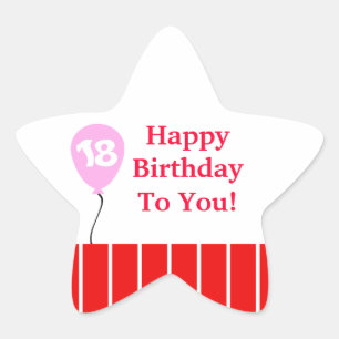 Festive Star Sticker