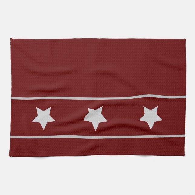 Festive Star Tea Towel (Horizontal)