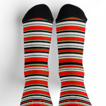 Festive Stripe Socks – Bold Cozy Style