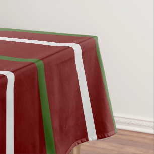 Festive Striped Tablecloth