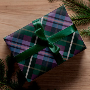 Dark Green Solid Colour Wrapping Paper