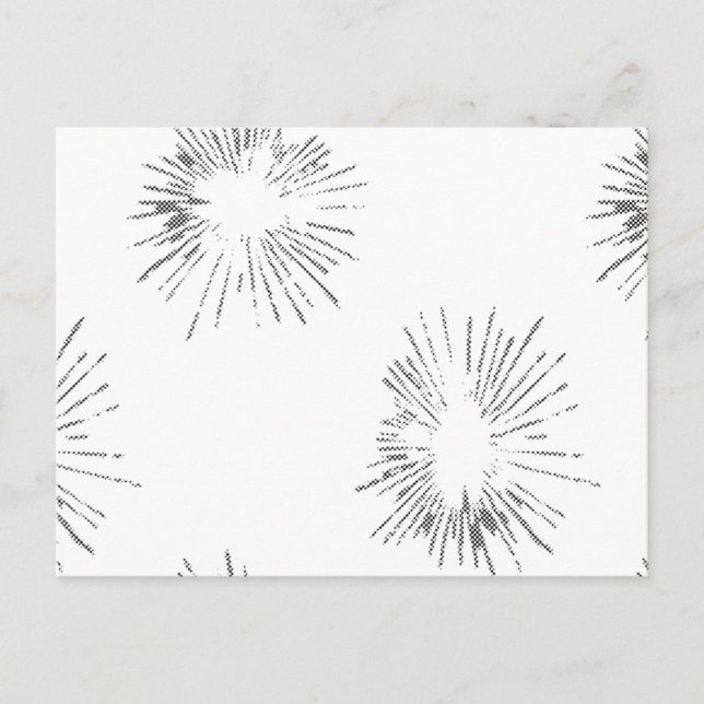 Festive Sunburst Postcard | Personalised Gift (Front)
