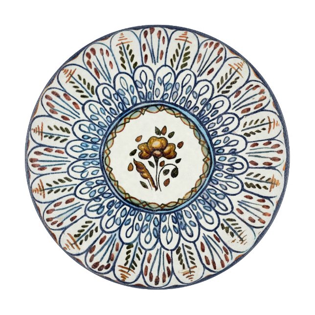 Festive Talavera Dos Cutting Board (Front)