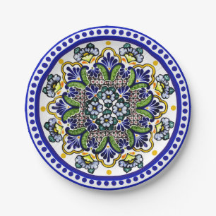 Festive Talavera  Paper Plate