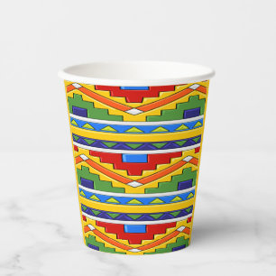 Festive Talavera Pattern  Paper Cups