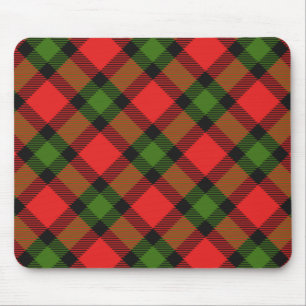 Festive Tartan Mouse Pad