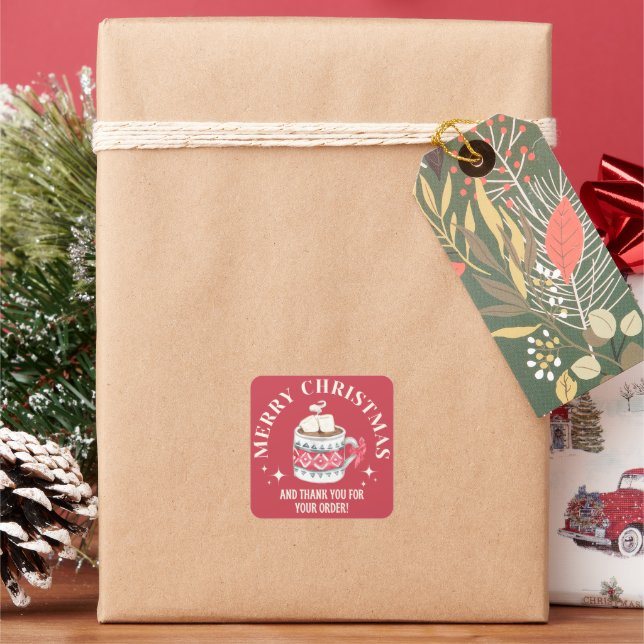 Festive Thank You Sticker Collection (Holiday)