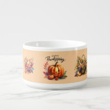 Festive Thanksgiving-Themed Chilli Bowl