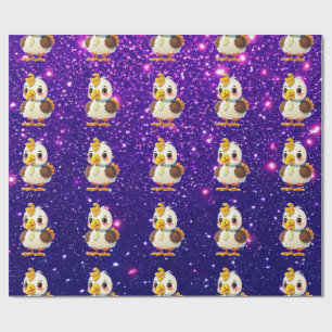 Festive Thanksgiving Turkey Themed Holiday Wrapping Paper