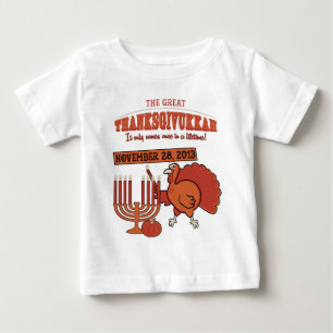 Festive 'Thanksgivukkah' Baby T-Shirt