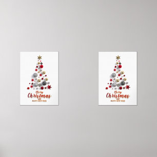 “Festive Tree in Snow”