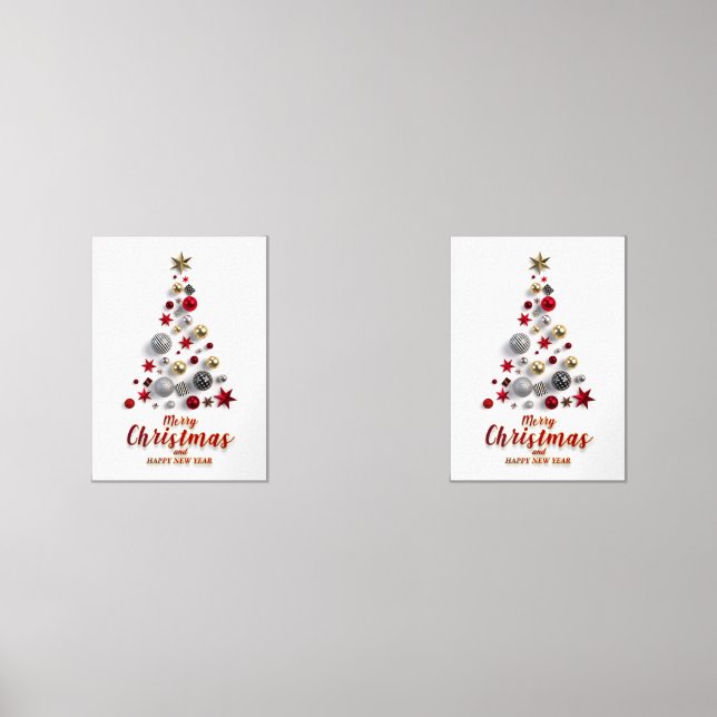 “Festive Tree in Snow”  (Front)