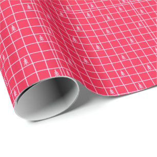 Festive Trees Holiday Christmas Wrapping Paper