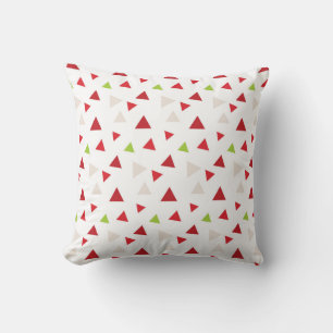 Festive Triangles Pattern Cushion