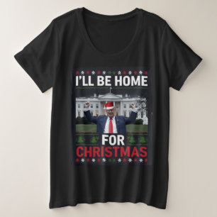 Festive Trump Victory Christmas Sweatshirt  Plus Size T-Shirt