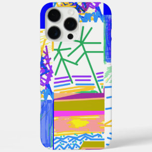 Festive Vacation Abstract iPhone 16 Pro Max Case