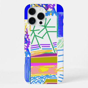 Festive Vacation Abstract iPhone 16 Pro Max Case