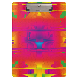 Festive Vibrant Colour Indian Pattern  Clipboard