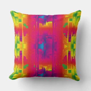 Festive Vibrant Colour Indian Pattern Cushion
