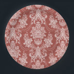 Festive Vintage Christmas Party Paper Plate<br><div class="desc">A festive Vintage Christmas Toile paper plate. Coordinates with the Santa Claus Christmas napkins. A great Christmas party decoration. Designed for you by Blackberry Boulevard.</div>